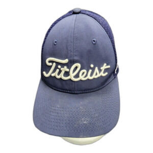 Titleist Footjoy Pro V1 Men's Fitted Blue Hat Size S/M
